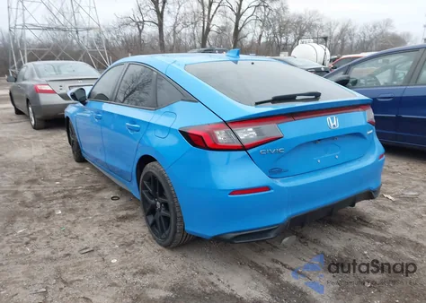 2022 Honda Civic Sport z USA, uszkodzony, nr VIN 19XFL2H81NE020165